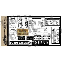 1/35 WWII North African Road Signs 1/35 WWII North African Road Signs