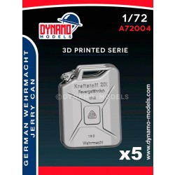 1/72 German Wehrmacht Jerry Cans (5pcs) 1/72 German Wehrmacht Jerry Cans (5pcs)