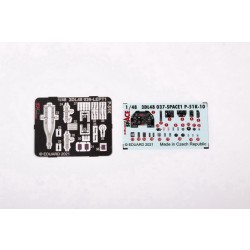 1/48 P-51K-10 Mustang SPACE 3D Decals & PE parts for Eduard kits 1/48 P-51K-10 Mustang SPACE 3D Decals & PE parts for Eduard kits