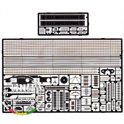 Photo-etched parts for 1/350 USS Fletcher Class Destroyer for Tamiya Photo-etched parts for 1/350 USS Fletcher Class Destroyer for Tamiya