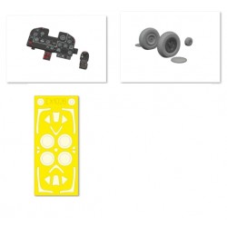 1/48 Republic P-47D-30 Thunderbolt Detail Set for MiniArt kits 1/48 Republic P-47D-30 Thunderbolt Detail Set for MiniArt kits