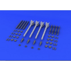 1/48 R-27ER / AA-10 Alamo-C Missiles (4pcs) 1/48 R-27ER / AA-10 Alamo-C Missiles (4pcs)