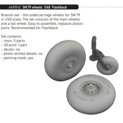 1/48 SM.79 Sparviero Wheels for Flashback kits 1/48 SM.79 Sparviero Wheels for Flashback kits