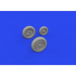 1/48 Saab J-35 Draken Wheels Type 1 for Hasegawa kits 1/48 Saab J-35 Draken Wheels Type 1 for Hasegawa kits