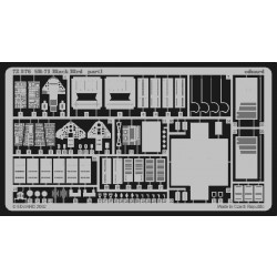 Photoetch for 1/72 Lockheed SR-71 Blackbird for Italeri kit Photoetch for 1/72 Lockheed SR-71 Blackbird for Italeri kit