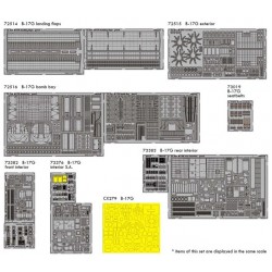 Super Detail Set for 1/72 B-17G Flying Fortress for Revell kit Super Detail Set for 1/72 B-17G Flying Fortress for Revell kit
