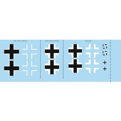 1/48 Messerschmitt Bf 109G-2 National Insignia Decals for Eduard kits 1/48 Messerschmitt Bf 109G-2 National Insignia Decals for Eduard kits