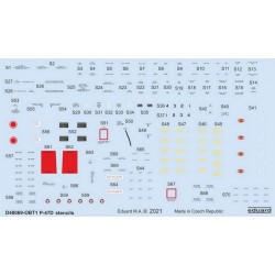 1/48 Republic P-47D Thunderbolt Stencils Decals for Eduard/Tamiya/Academy/Hasegawa/HobbyBoss kits 1/48 Republic P-47D Thunderbolt Stencils Decals for Eduard/Tamiya/Academy/Hasegawa/HobbyBoss kits