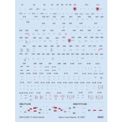 1/48 F-104A/C Stencils Decal for Kinetic kits 1/48 F-104A/C Stencils Decal for Kinetic kits