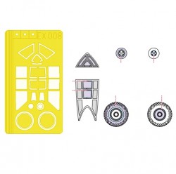 1/48 Republic P-47D-20 Thunderbolt Paint Mask for Tamiya kit 1/48 Republic P-47D-20 Thunderbolt Paint Mask for Tamiya kit