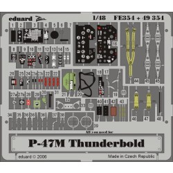 1/48 Republic P-47M Thunderbolt Colour Photoetch Set Vol.2 for Tamiya kit 1/48 Republic P-47M Thunderbolt Colour Photoetch Set Vol.2 for Tamiya kit