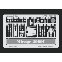 Photoetch for 1/72 Mirage 2000C for Italeri kit Photoetch for 1/72 Mirage 2000C for Italeri kit