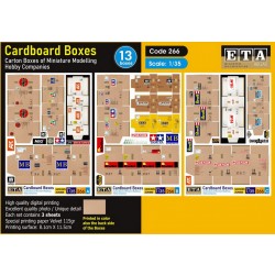 1/35 Cardboard Boxes - Modelling Hobby Companies Carton Boxes (13pcs) 1/35 Cardboard Boxes - Modelling Hobby Companies Carton Boxes (13pcs)