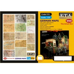 1/35 WWI German Maps (2 sheets) 1/35 WWI German Maps (2 sheets)