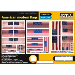 1/35 Modern US Flags (3 sheets) 1/35 Modern US Flags (3 sheets)