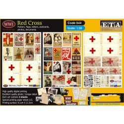 1/35 WWI Red Cross Posters, Flags, Letters, Photos (3 sheets) 1/35 WWI Red Cross Posters, Flags, Letters, Photos (3 sheets)