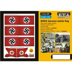 1/35 WWII German Battle Flag (3 sheets) 1/35 WWII German Battle Flag (3 sheets)