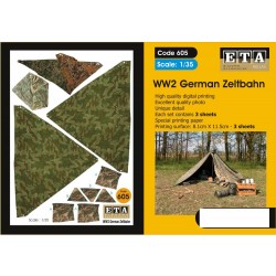 1/35 WWII German Zeltbahn Vol.1 (3 sheets) 1/35 WWII German Zeltbahn Vol.1 (3 sheets)