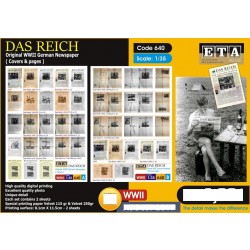 1/35 Das Reich - Original WWII German Newspaper Covers and Pages (2 sheets) 1/35 Das Reich - Original WWII German Newspaper Covers and Pages (2 sheets)