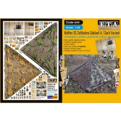 1/35 Waffen SS Zeltbahn Oakleaf A Dark Variant (4 sheets) 1/35 Waffen SS Zeltbahn Oakleaf A Dark Variant (4 sheets)