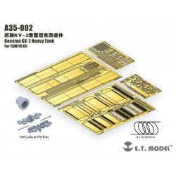 1/35 Russian KV-2 Heavy Tank Detail Set for Tamiya kits 1/35 Russian KV-2 Heavy Tank Detail Set for Tamiya kits