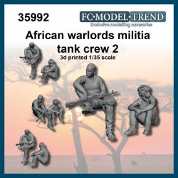 1/35 African Warlords Militia Tank Crew set 2 1/35 African Warlords Militia Tank Crew set 2