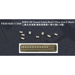 1/350 WWII IJN Vessel Cable Reels Set I - Tiny Size I (8 Sets) 1/350 WWII IJN Vessel Cable Reels Set I - Tiny Size I (8 Sets)