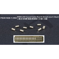 1/350 WWII IJN Vessel Cable Reels Set II - Small Size I (8 Sets) 1/350 WWII IJN Vessel Cable Reels Set II - Small Size I (8 Sets)