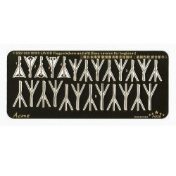 1/350 WWII IJN Destroyer Flagpole (bow and aft, easy version for beginner) 1/350 WWII IJN Destroyer Flagpole (bow and aft, easy version for beginner)