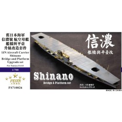1/700 IJN Aircraft Carrier Shinano Bridge & Platform Upgrade Detail set for Tamiya #31215 1/700 IJN Aircraft Carrier Shinano Bridge & Platform Upgrade Detail set for Tamiya #31215