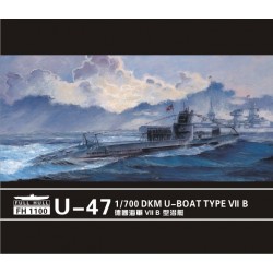 1/700 DKM U-47 U-boat Type VII B (2 kits) 1/700 DKM U-47 U-boat Type VII B (2 kits)