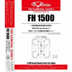 1/700 WWII Royal Navy AA Weapons Set I 1/700 WWII Royal Navy AA Weapons Set I