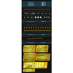 1/700 HMS Kelly Destroyer Super Detail Set for Revell #05120 (6pcs) 1/700 HMS Kelly Destroyer Super Detail Set for Revell #05120 (6pcs)