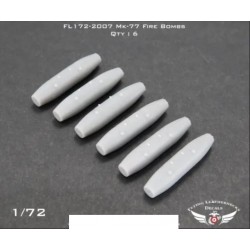 1/72 Mk-77 Fire Bombs (6pcs) 1/72 Mk-77 Fire Bombs (6pcs)