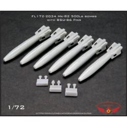 1/72 Mk-82 500lb Bomb with BSU-86 Retarded Fin 1/72 Mk-82 500lb Bomb with BSU-86 Retarded Fin