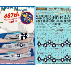 1/48 P-51 Mustang Meyer's Maulers Decal Part II 1/48 P-51 Mustang Meyer's Maulers Decal Part II