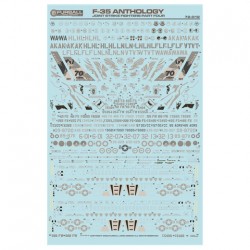 1/72 F-35A Anthology PT IV Decals for Meng/Tamiya kits 1/72 F-35A Anthology PT IV Decals for Meng/Tamiya kits