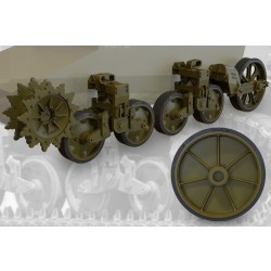1/35 US Light Tank M5A1 (Late)/M8 HMC (Late) Suspension Set 1/35 US Light Tank M5A1 (Late)/M8 HMC (Late) Suspension Set