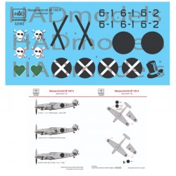 Decals for 1/32 Messerschmitt BF 109 A Decals for 1/32 Messerschmitt BF 109 A