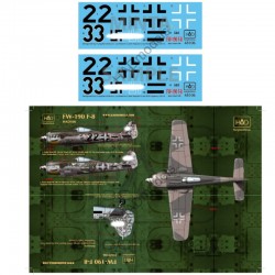 Decals for 1/48 FW 190 F-8 (2 Luftwaffe) Decals for 1/48 FW 190 F-8 (2 Luftwaffe)