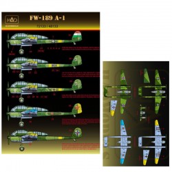 Decals for 1/48 FW-189 A-1 Decals for 1/48 FW-189 A-1