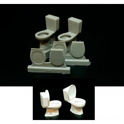 1/35 Modern WC Indoor Toilets (2pcs) 1/35 Modern WC Indoor Toilets (2pcs)