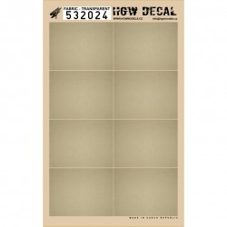 1/32 Fabric Transparent Decals (8pcs, A4 Sheet) 1/32 Fabric Transparent Decals (8pcs, A4 Sheet)