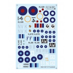 Decals for 1/48 RAF Republic P-47 Thunderbolt Decals for 1/48 RAF Republic P-47 Thunderbolt