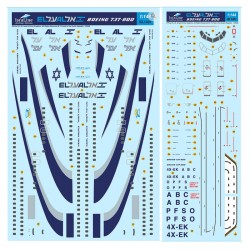 1/144 El-Al Boeing 737-800 Decals (Instructions: 4 pages) 1/144 El-Al Boeing 737-800 Decals (Instructions: 4 pages)