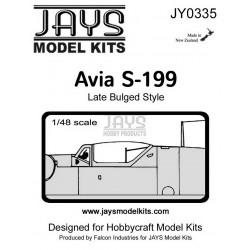 1/48 Avia S.199 Late Bulged Type Canopy for Hobbycraft kits 1/48 Avia S.199 Late Bulged Type Canopy for Hobbycraft kits