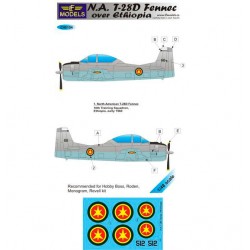 1/48 N.A. T-28D Fennec over Ethiopia Decal for Hobby Boss/Roden/Monogram/Revell 1/48 N.A. T-28D Fennec over Ethiopia Decal for Hobby Boss/Roden/Monogram/Revell