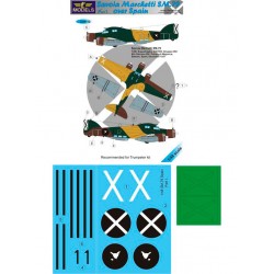 1/48 SM 79 in Spain Part I. 1 Decal Option for Trumpeter kit 1/48 SM 79 in Spain Part I. 1 Decal Option for Trumpeter kit
