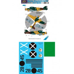 1/48 SM 79 in Spain Part III. 1 Decal Option for Trumpeter kit 1/48 SM 79 in Spain Part III. 1 Decal Option for Trumpeter kit