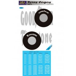 1/48 Tyres logos Part 3. 10 options of Good Year and Firestone Tyre logos 1/48 Tyres logos Part 3. 10 options of Good Year and Firestone Tyre logos